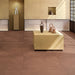 Pavimento in gres porcellanato effetto metallo. Plate di ceramiche keope 120x120 colore Copper