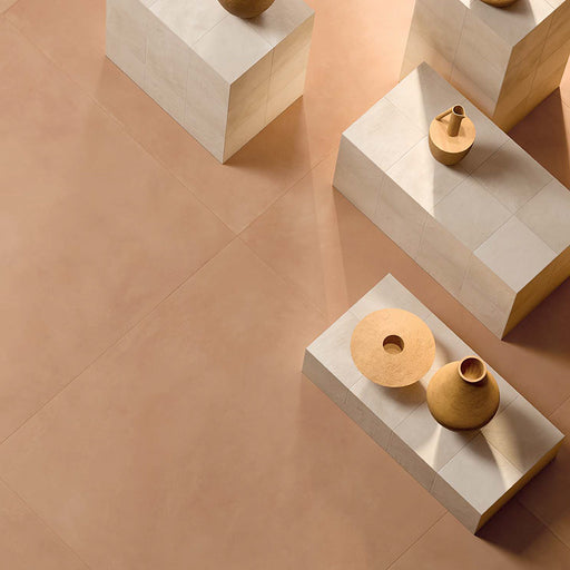 Piastrella per pavimenti e rivestimenti in gres effetto cotto della collezione CottoMilano di ceramiche Keope, formato 60x60 cm, colore Terracotta