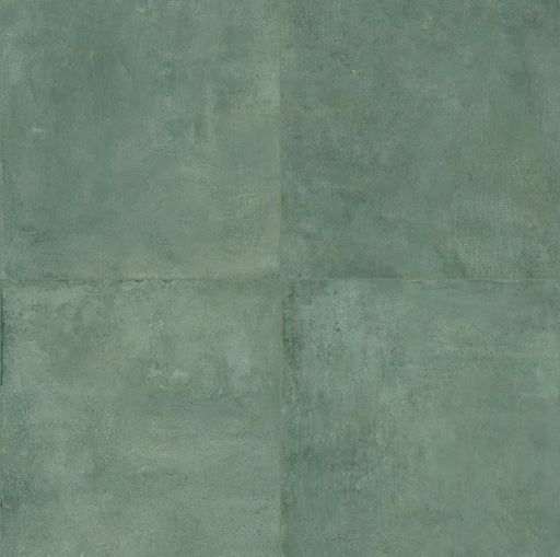 Dettaglio piastrelle in gres effetto cotto moderno, collezione Coccio di Keradom, formato 60x60, colore Bosco