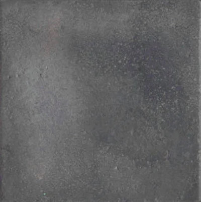 Dettaglio piastrelle in gres effetto cotto moderno, collezione Coccio di Keradom, formato 25x25, colore Carbone