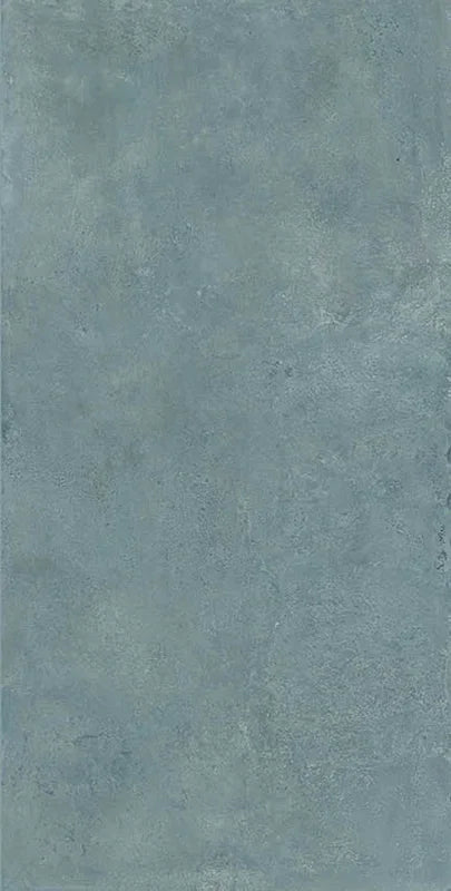 Dettaglio piastrelle in gres effetto cotto moderno, collezione Coccio di Keradom, formato 60x120, colore Cielo