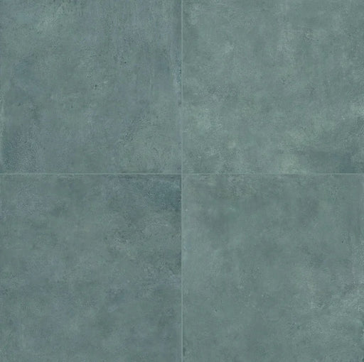 Dettaglio piastrelle in gres effetto cotto moderno, collezione Coccio di Keradom, formato 60x60, colore Cielo