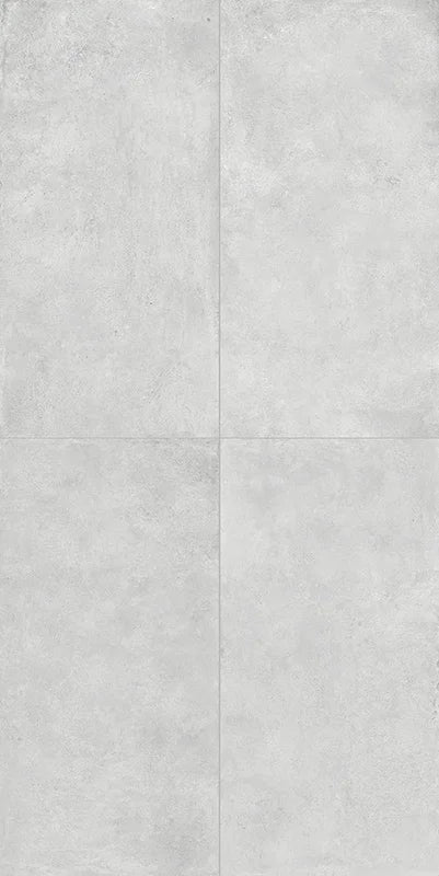 Dettaglio piastrelle in gres effetto cotto moderno, collezione Coccio di Keradom, formato 60x120, colore Nebbia