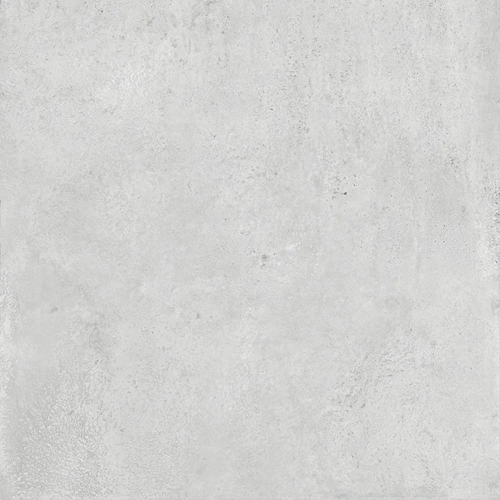 Dettaglio piastrelle in gres effetto cotto moderno, collezione Coccio di Keradom, formato 60x60, colore Nebbia