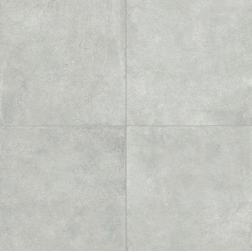 Dettaglio piastrelle in gres effetto cotto moderno, collezione Coccio di Keradom, formato 60x60, colore Nebbia