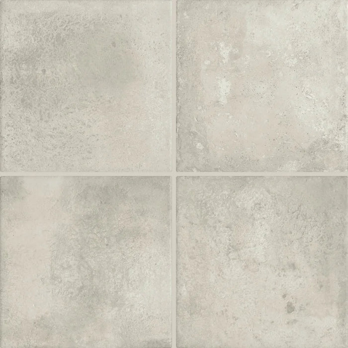 Dettaglio piastrelle in gres effetto cotto moderno, collezione Coccio di Keradom, formato 25x25, colore Sabbia