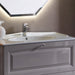 composizione mobile bagno Dorian acanthis di compab lunghezza 97 cm a terra in stile classico