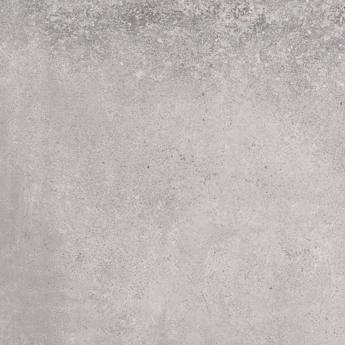 Dettaglio Piastrella in gres porcellanato effetto Cemento antiscivolo per esterno serie Materia di Herberia Ceramica, Grigio R11 60x60 3