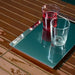 Dettaglio cucina con rivestimento in gres porcellanato serie Milano70 di 41zero42, effetto mattoncino lucido, formato 4x31 cm, Colore Cognac