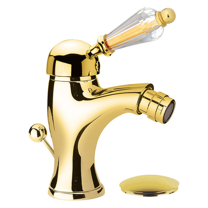 miscelatore per bidet classico della serie crystal retro di daniel rubinetterie