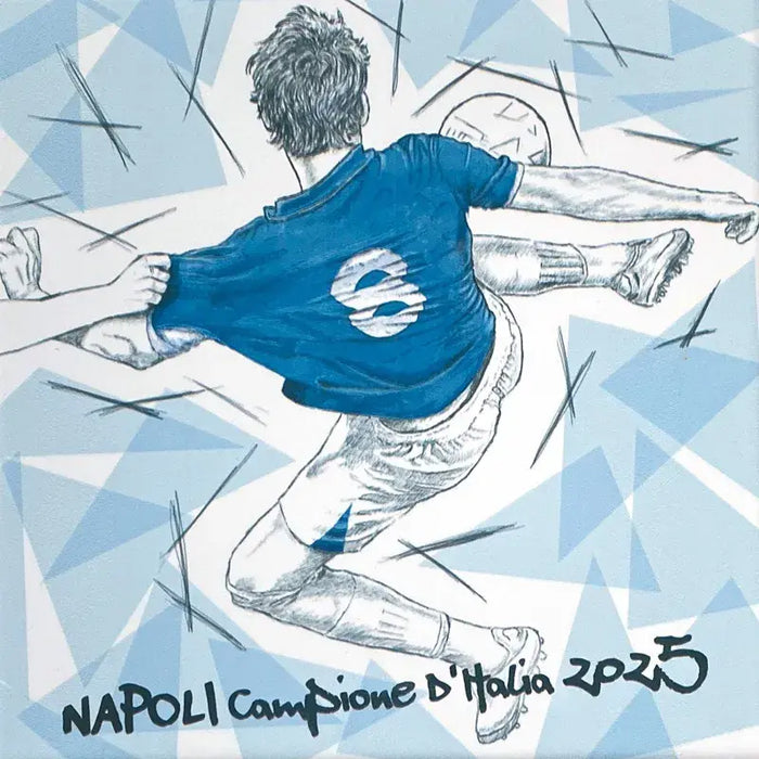 Rappresentazione Napoli calcio Scudetto 2025