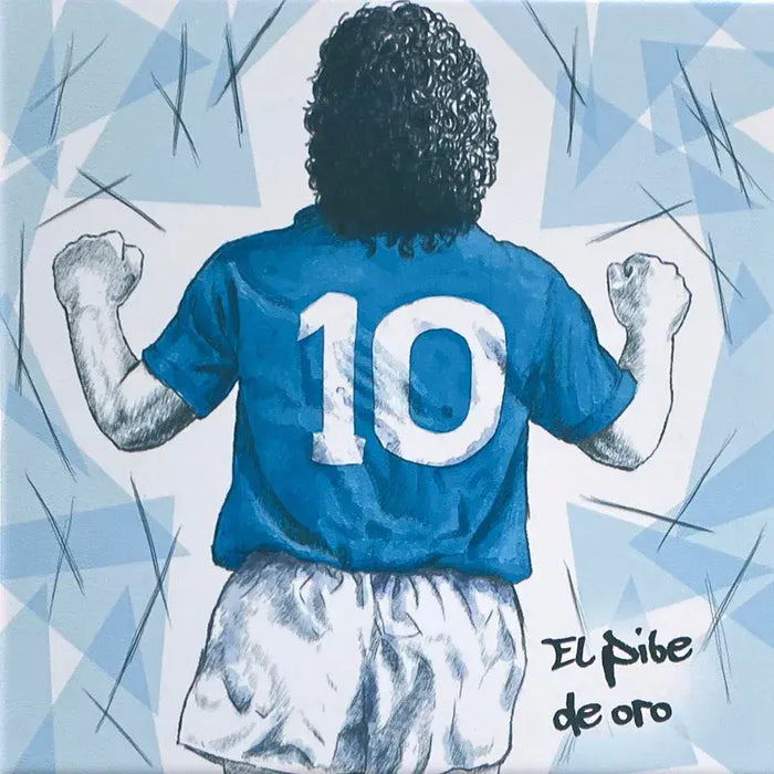 Rappresentazione napoli calcio El Pibe de Oro