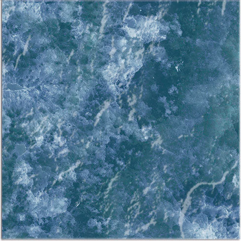 Dettaglio piastrella per pavimento e rivestimento in gres porcellanato effetto pietra spaziale. Collezione Swimming Planet di Ceramica Valsecchia, formato 15x15, Neptune Blue