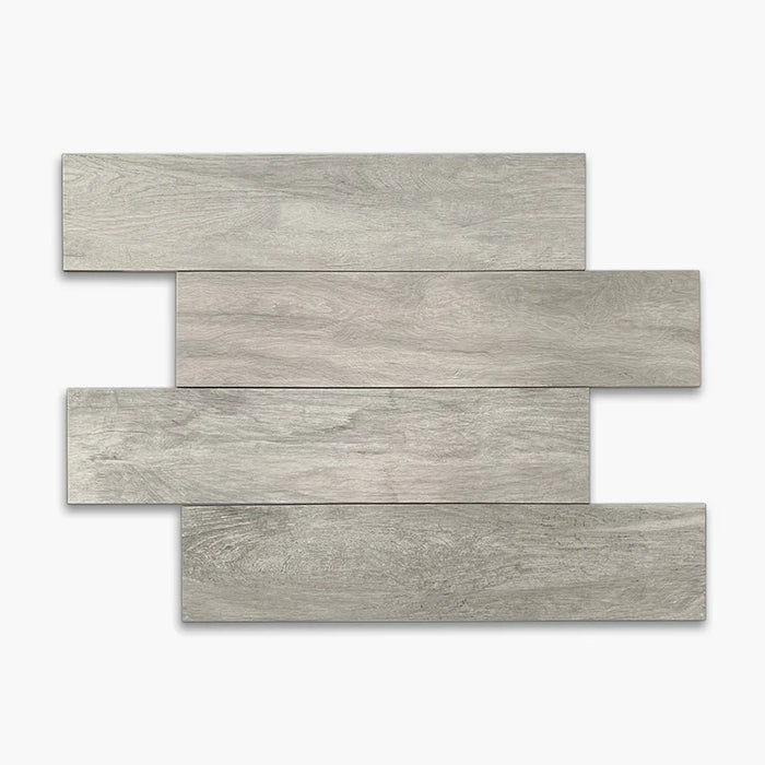 Piastrelle in gres porcellanato effetto legno, baita zermat 20x90