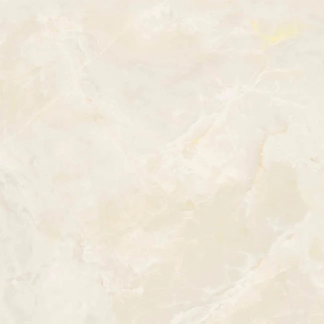 Dettaglio piastrella in gres porcellanato effetto onice opaco 120x120 cm della collezione Onici di Casalgrande Padana, colore Avorio