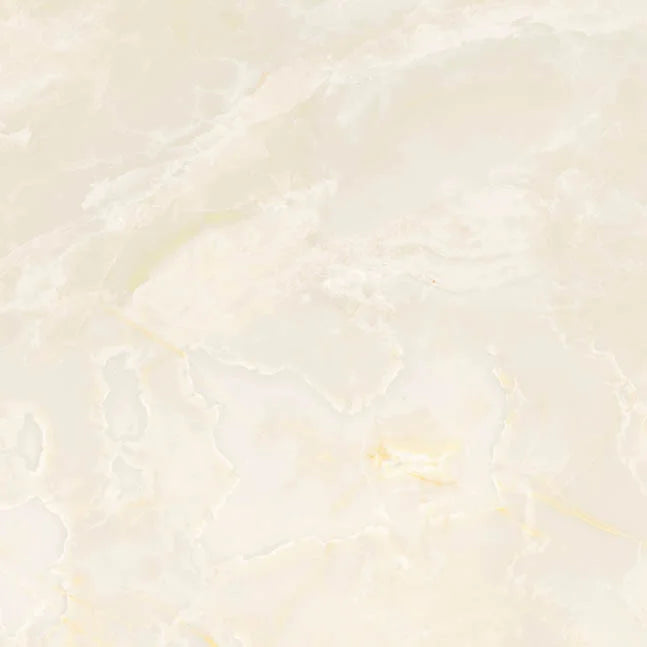 Dettaglio piastrella in gres porcellanato effetto onice opaco 60x60 cm della collezione Onici di Casalgrande Padana, colore Avorio