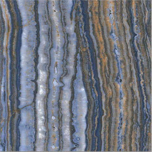 Dettaglio piastrella per pavimento e rivestimento in gres porcellanato effetto pietra spaziale. Collezione Swimming Pool di Ceramica Valsecchia, formato 15x15, Onyx Blue