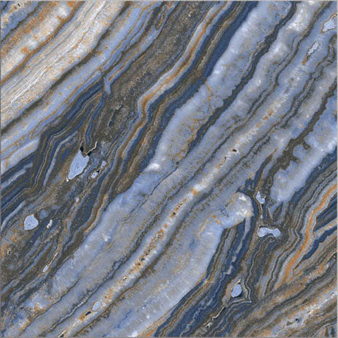 Dettaglio piastrella per pavimento e rivestimento in gres porcellanato effetto pietra spaziale. Collezione Swimming Pool di Ceramica Valsecchia, formato 15x15, Onyx Blue