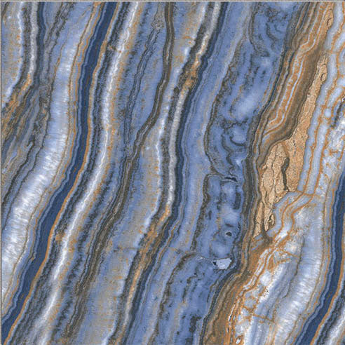 Dettaglio piastrella per pavimento e rivestimento in gres porcellanato effetto pietra spaziale. Collezione Swimming Pool di Ceramica Valsecchia, formato 15x15, Onyx Blue