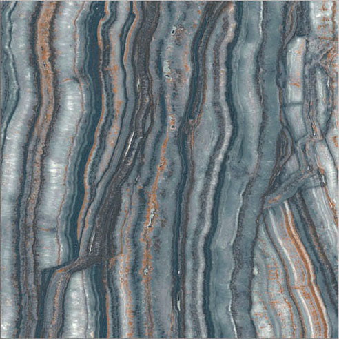 Dettaglio piastrella per pavimento e rivestimento in gres porcellanato effetto pietra spaziale. Collezione Swimming Pool di Ceramica Valsecchia, formato 15x15, Onyx Green