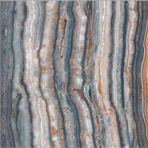 Dettaglio piastrella per pavimento e rivestimento in gres porcellanato effetto pietra spaziale. Collezione Swimming Pool di Ceramica Valsecchia, formato 15x15, Onyx Green