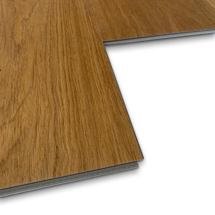 Dettaglio incastro pavimento in SPC CoverUpp rovere 18x122