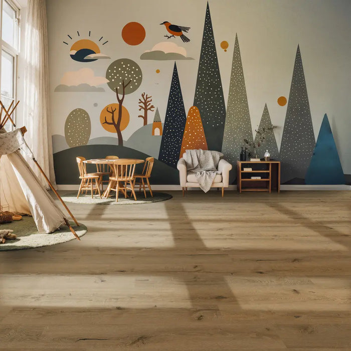 Pavimento rustico effetto legno ad incastro coverupp spc doga maxi anticato 