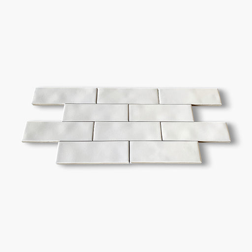 Metro piastrelle effetto muretto mattoncino scontate al miglior prezzo 5x15 bianco