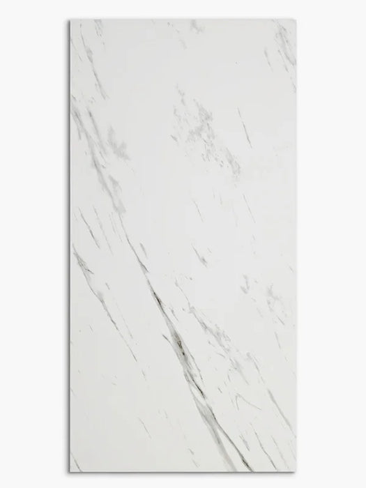 Piastrella in gres porcellanato effetto marmo lucido Carrara serie Xstone formato 60x120 cm