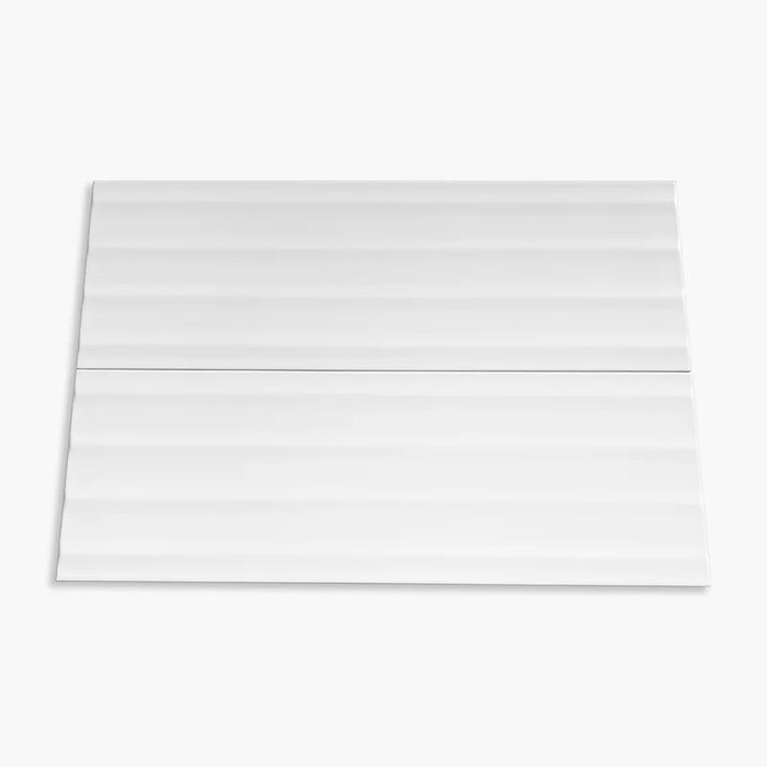 Piastrelle per rivestimento scontate al miglior prezzo, 25x75 a rilievo bianco