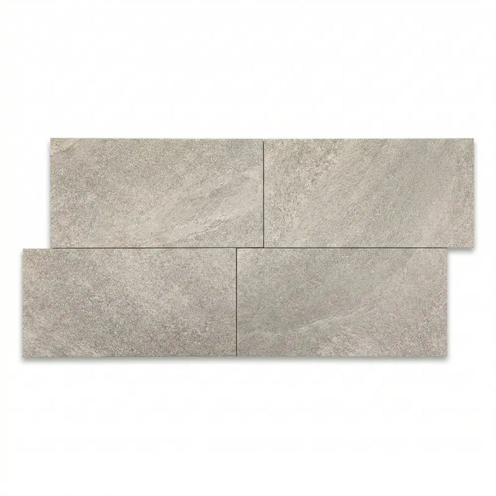 Piastrelle per pavimento esterno resistente al gelo a superficie antiscivolo R11. Arkistone Perla 21x43