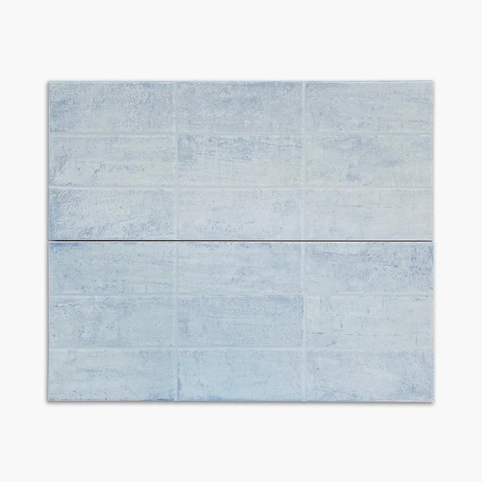 Rivestimento in ceramica scontato al miglior prezzo, azzurro 25x60 effetto brick