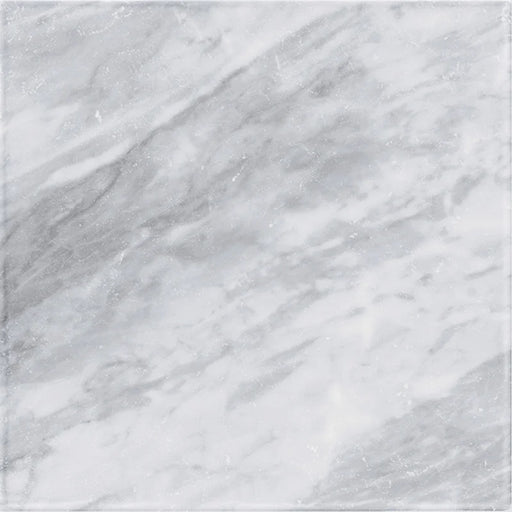 Dettaglio piastrella in gres porcellanato effetto marmo della collezione Dama di Self Style by keradom, formato 25x25, colore Grigio Bardiglio