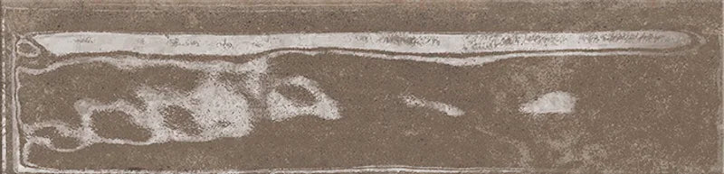 Dettaglio piastrella in gres porcellanato effetto mattoncino della collezione Incanto di Self Style by keradom, formato 6x25, colore Espresso