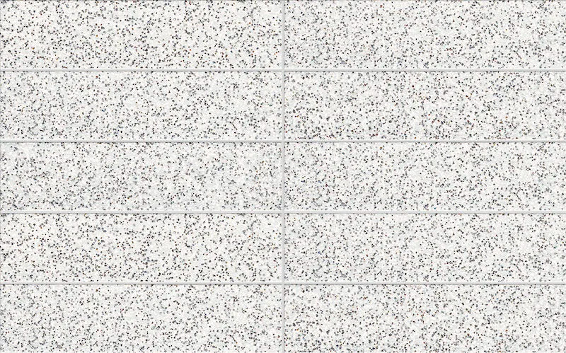 Dettaglio piastrella in gres porcellanato effetto mattoncino effetto graniglia della collezione Incanto di Self Style by keradom, formato 6x25, colore Grani Soft