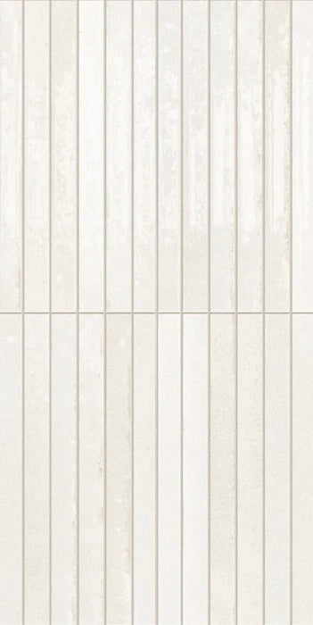 Dettaglio piastrella in gres porcellanato effetto kitkat della collezione Incanto di Self Style by keradom, formato 12.5x25, colore Macchiato