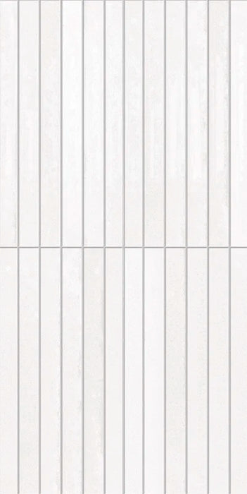 Dettaglio piastrella in gres porcellanato effetto kitkat della collezione Incanto di Self Style by keradom, formato 12.5x25, colore Meringue