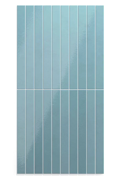 Dettaglio piastrella in gres porcellanato effetto mattoncino della collezione Twiggy di Self Style by keradom, formato 3.8x38, colore Carta Zucchero