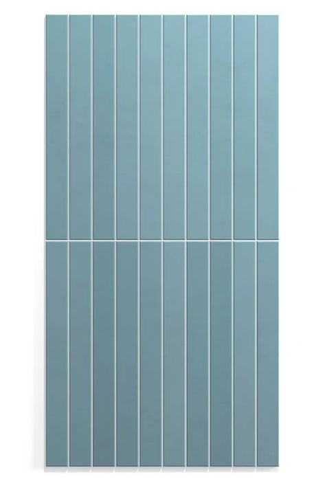 Dettaglio piastrella in gres porcellanato effetto mattoncino della collezione Twiggy di Self Style by keradom, formato 3.8x38, colore Carta Zucchero