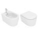 SET DI SANITARI AIDA DI OPERA SANITARI, INCLUSIVO DI VASO WC SOSPESO, BIDET SOSPESO E COPRIVASO AVVOLGENTE