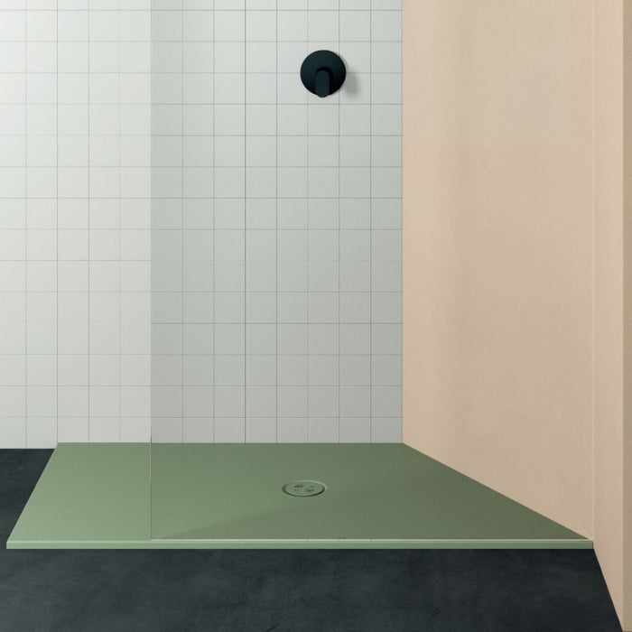 piatto doccia cut in ceramica con spessore di 2 centimetri, tagliabile e sagomabile