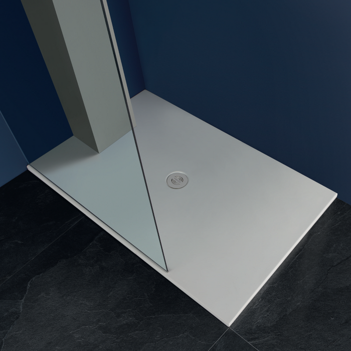 piatto doccia cut in ceramica con spessore di 2 centimetri, tagliabile e sagomabile