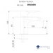miscelatore bidet senza scarico e senza fori sul corpo della serie smart di daniel rubinetterie