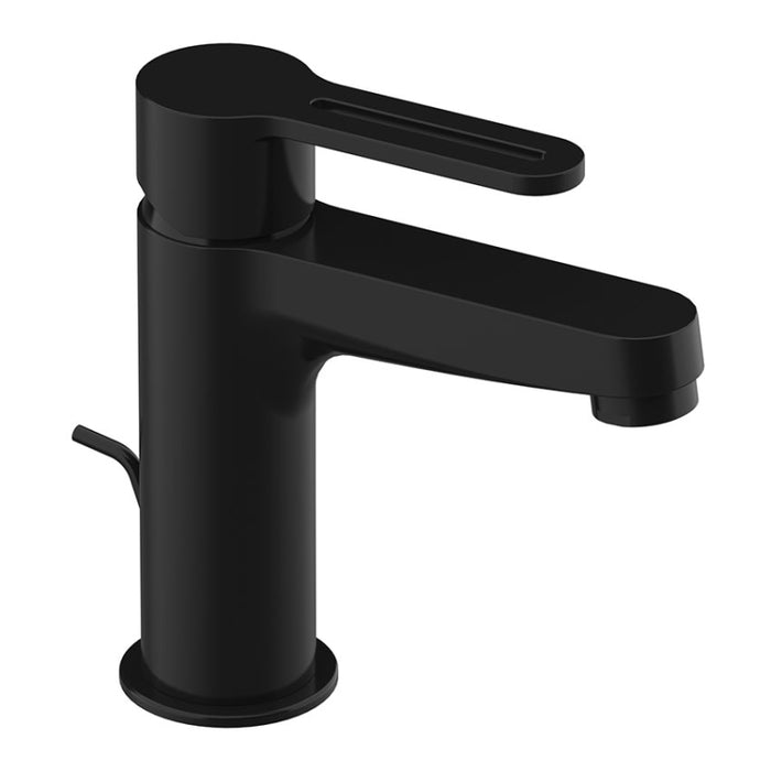 miscelatore monocomando per lavabo com scarico e senza for sul corpo della serie smart di daniel rubinetterie