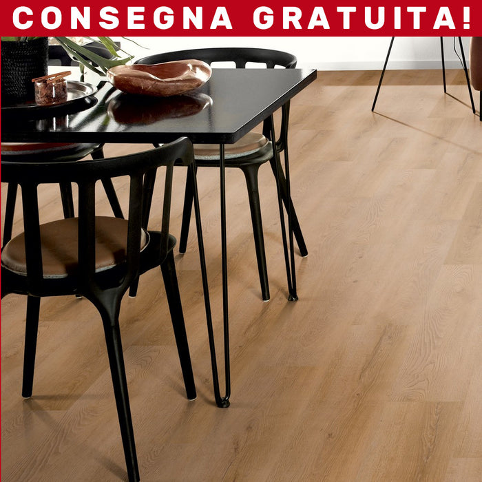 Strong Variant Glacier Oak - pavimento SPC effetto legno a incastro