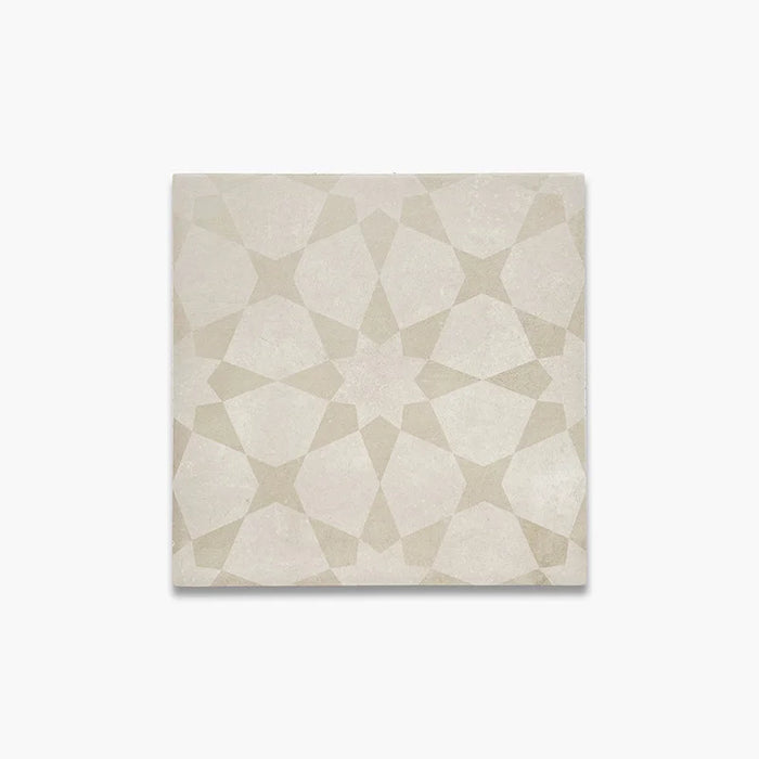 Dettaglio Piastrella da pavimento e rivestimento in gres porcellanato serie Talé di Savoia Italia, Decoro effetto cementina Mondello formato 21x21 Colore Blu