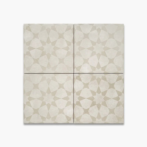 Dettaglio Piastrella da pavimento e rivestimento in gres porcellanato serie Talé di Savoia Italia, Decoro effetto cementina Mondello formato 21x21 Colore Blu