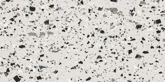 Gres bocciardato R11 Casalgrande Padana Terrazzotech Argento, effetto marmetta per esterni 30x60.