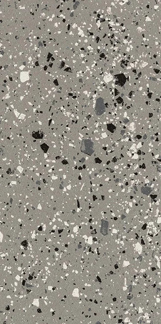 Gres bocciardato R11 Casalgrande Padana Terrazzotech Grigio, effetto marmetta per esterni 60x120.