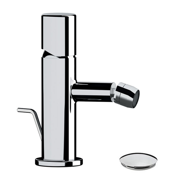 MISCELATORE TRILOGY PER BIDET CON SCARICO DELLA SERIE TRILOGY DI DANIEL RUBINETTERIE